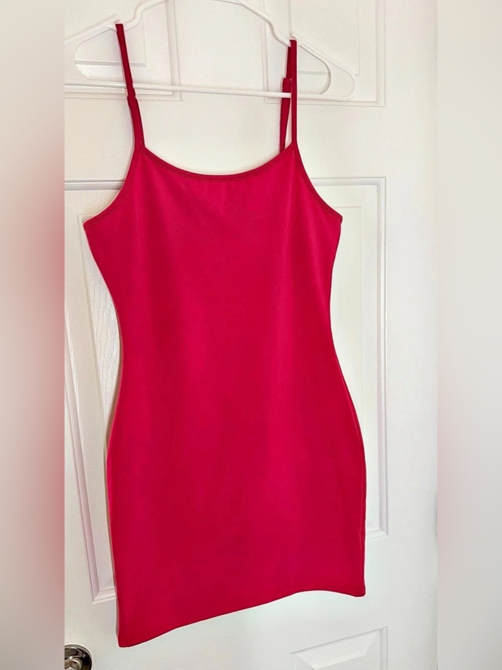 Hot Pink Barbiecore Mini Slip Dress Like New